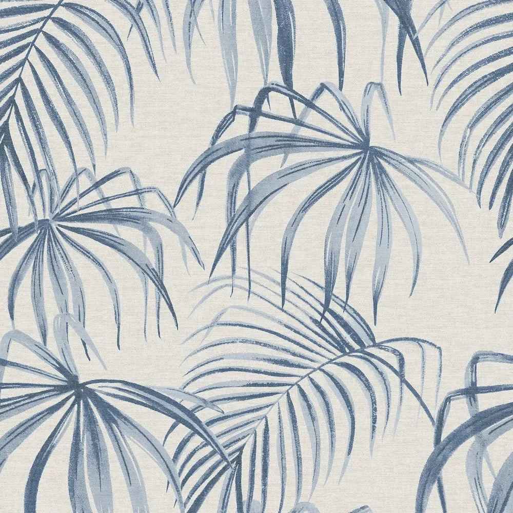 Palm Print Cream Wallpaper by Next