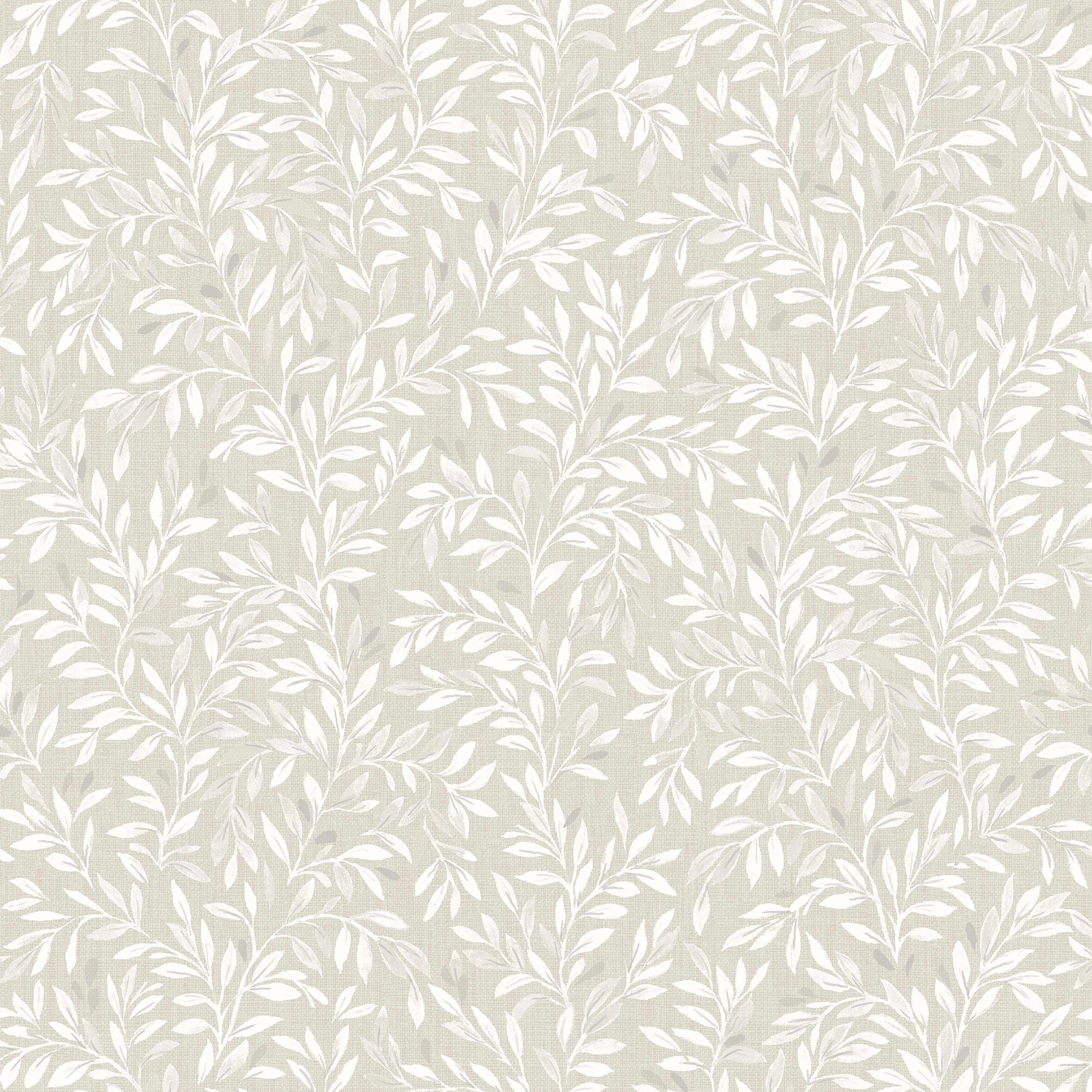 145596 Ditsy Leaf Ivory Wallpaper by Next