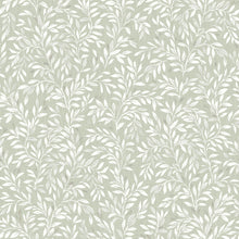 145597 Ditsy Leaf Sage Wallpaper by Next