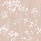 Country Leaves Blush Wallpaper by Next