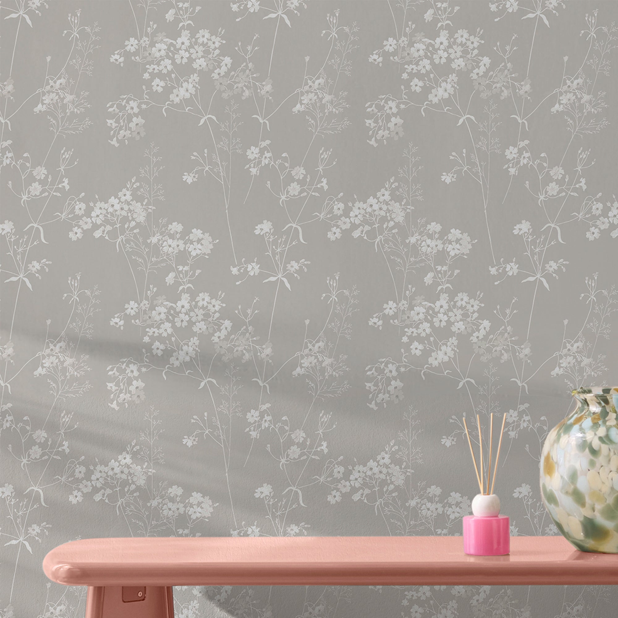 145599 Country Leaves Natural Wallpaper by Next
