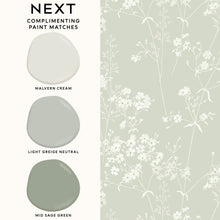 145600 Country Leaves Sage Wallpaper by Next