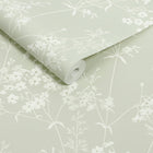 145600 Country Leaves Sage Wallpaper by Next