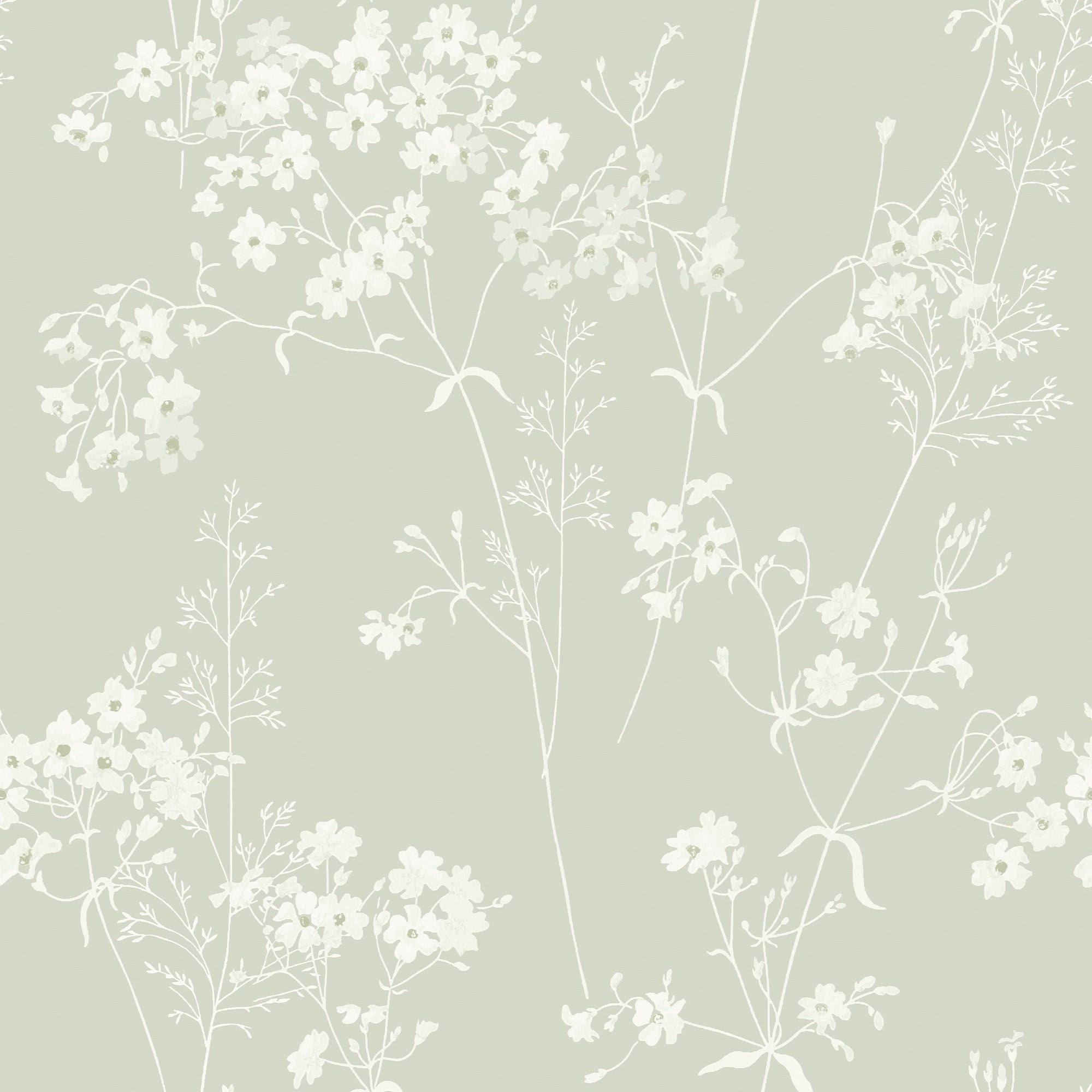 145600 Country Leaves Sage Wallpaper by Next
