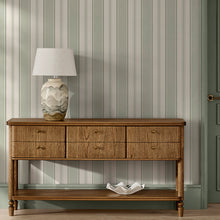 145601 Country Stripe Sage Wallpaper by Next