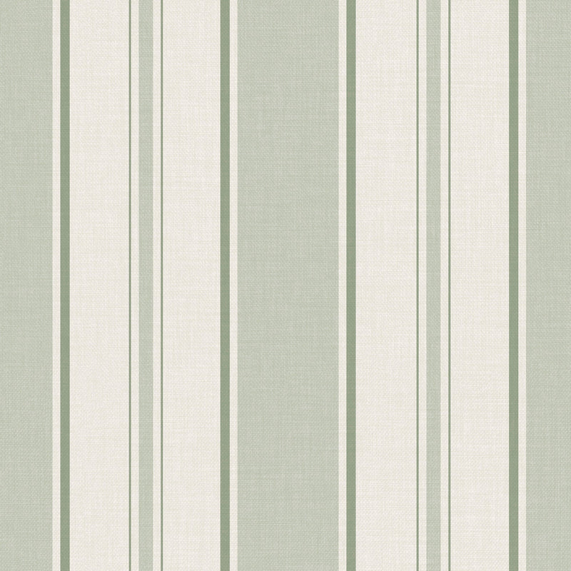 145601 Country Stripe Sage Wallpaper by Next