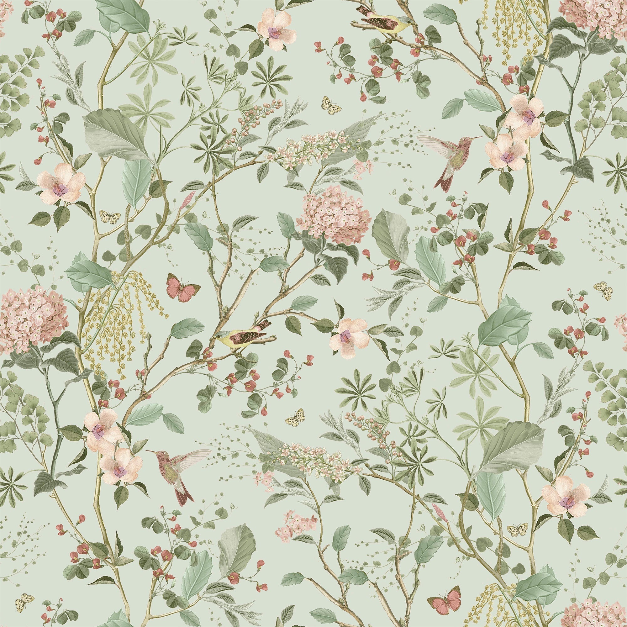 145603 Reflection Sage Wallpaper by Next