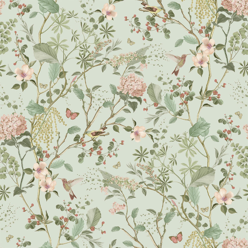 145603 Reflection Sage Wallpaper by Next