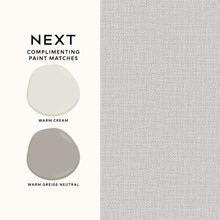 145605 Linen Weave Ivory Wallpaper by Next