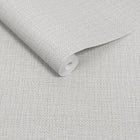 145605 Linen Weave Ivory Wallpaper by Next