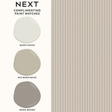 145606 Ticking Stripe Natural Wallpaper by Next
