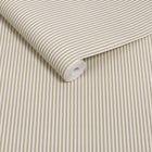 145606 Ticking Stripe Natural Wallpaper by Next