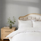 145607 Ticking Stripe Soft Grey Wallpaper by Next