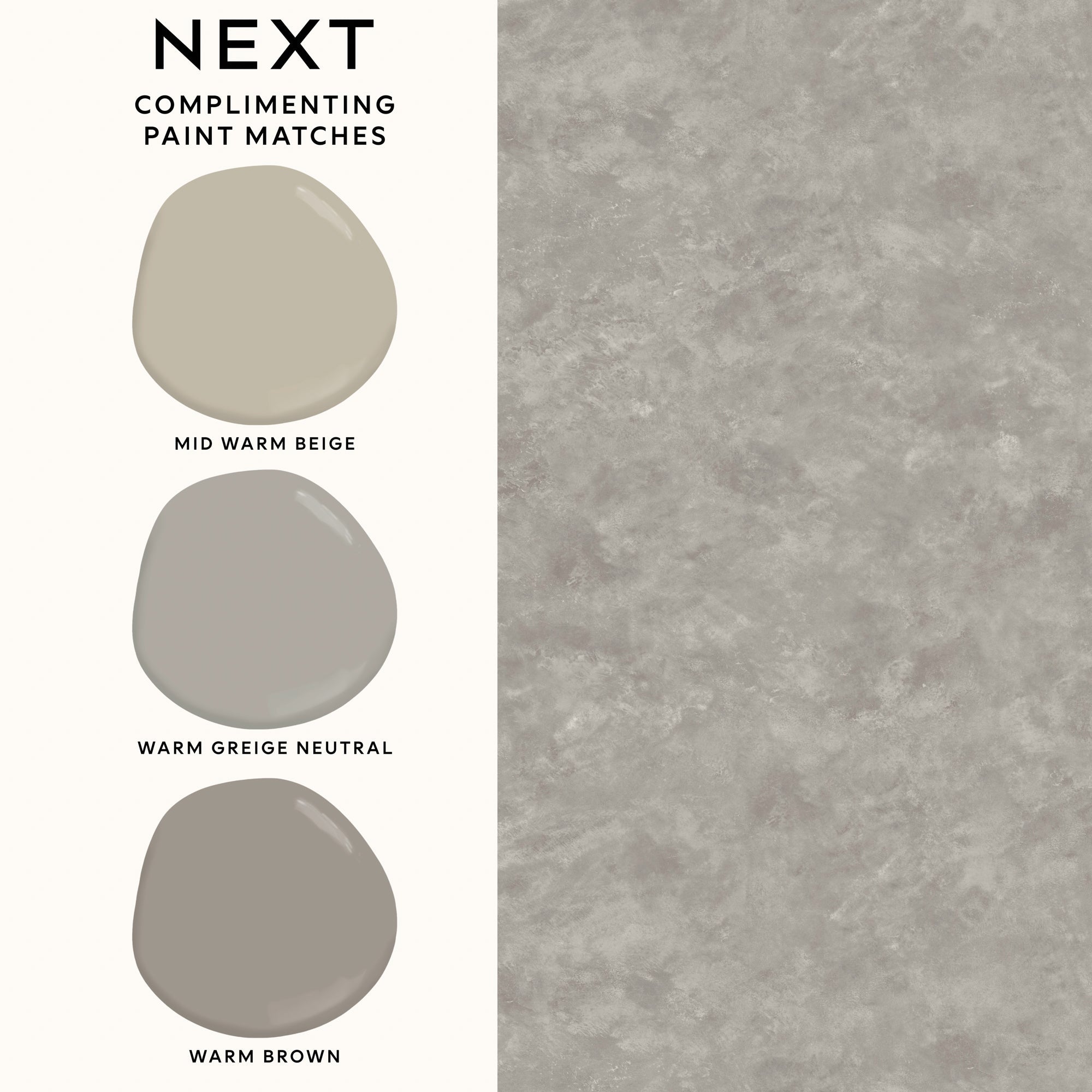 145608 Microcement Natural Wallpaper by Next