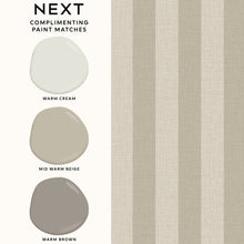 145610 Linen Stripe Warm Wallpaper by Next