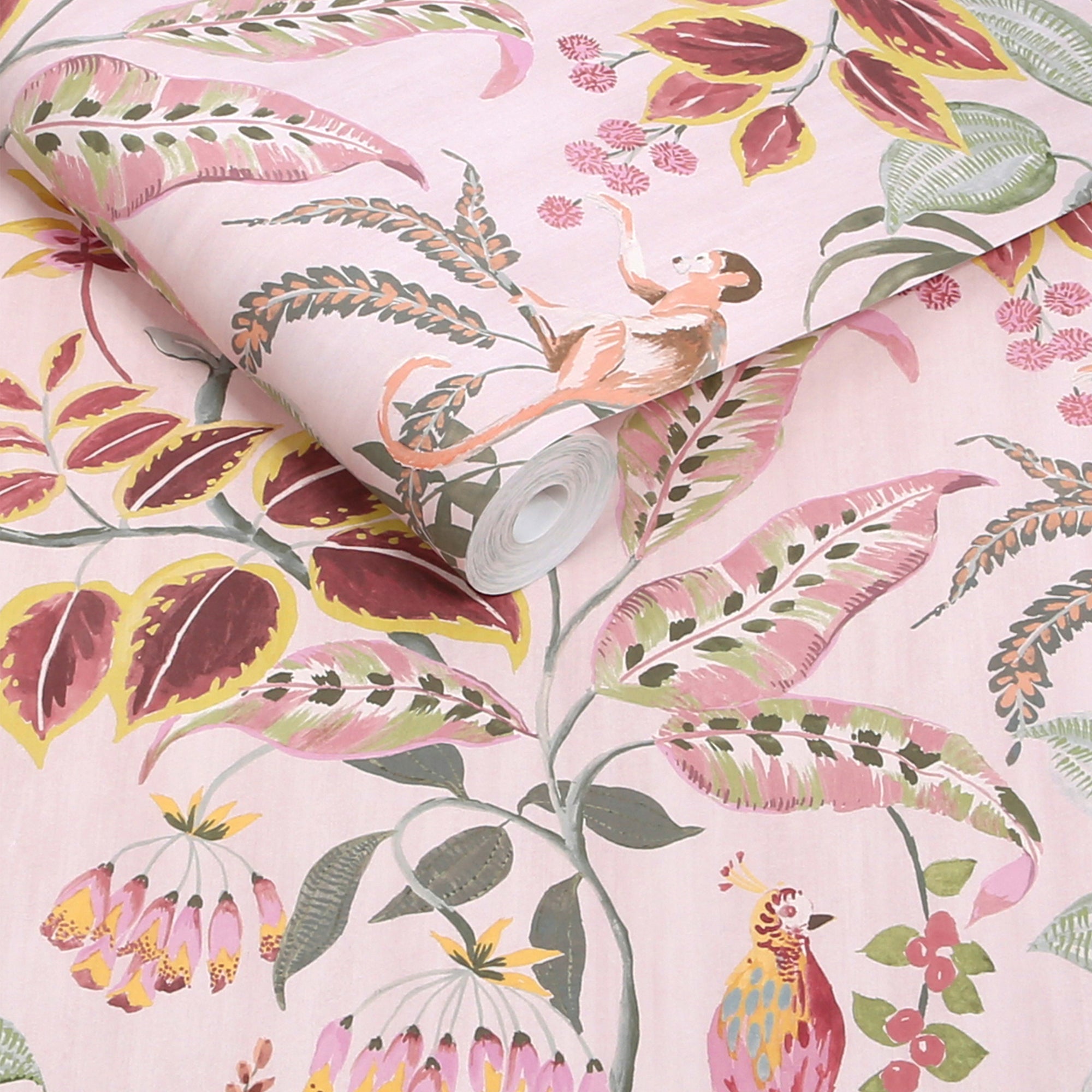 145614 Tropical Wonder Pink Wallpaper by Next