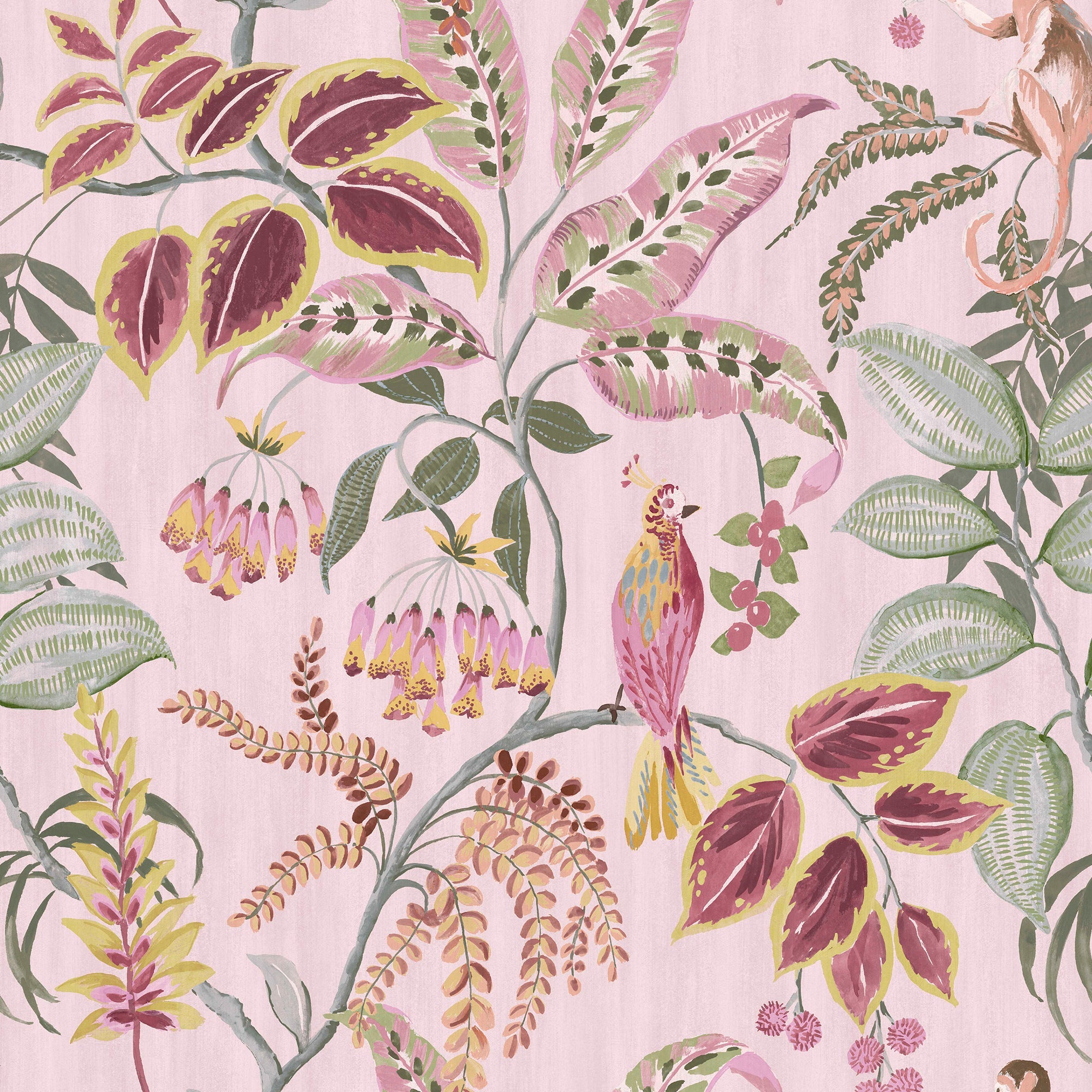 145614 Tropical Wonder Pink Wallpaper by Next