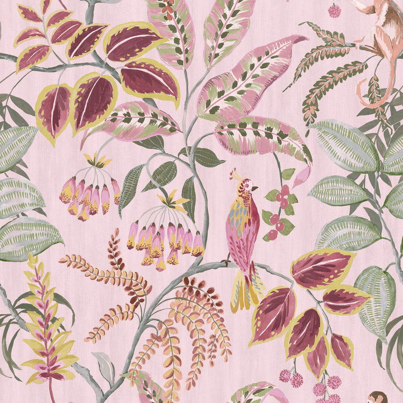 145614 Tropical Wonder Pink Wallpaper by Next