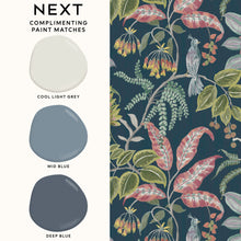 145615 Tropical Wonder Midnight Wallpaper by Next