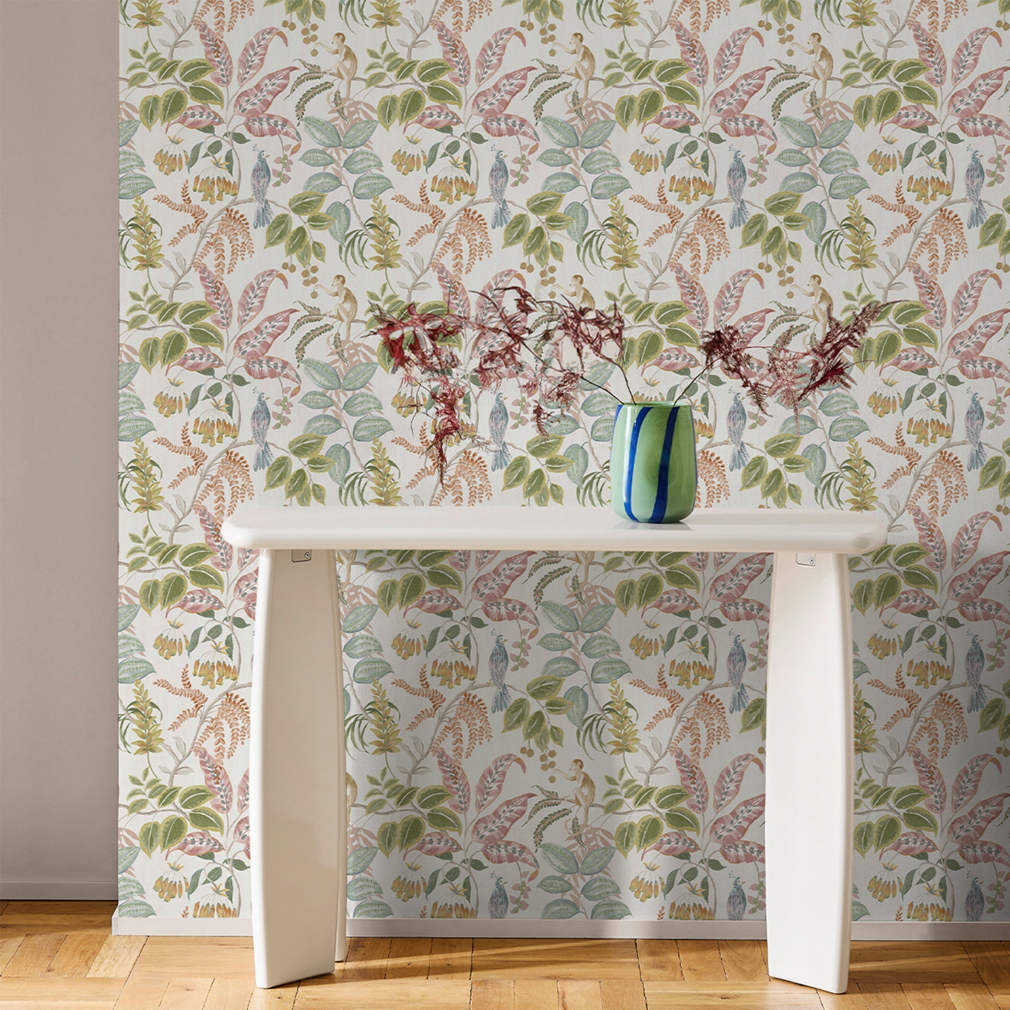 145616 Tropical Wonder Ivory Wallpaper by Next