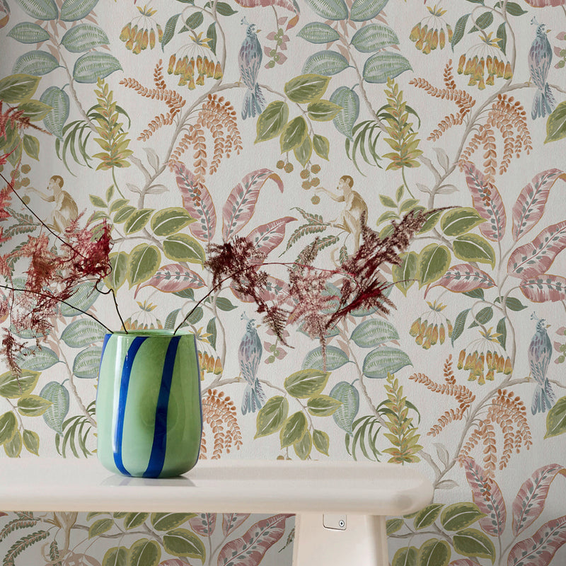 145616 Tropical Wonder Ivory Wallpaper by Next