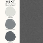 145633 Linen Look Charcoal Wallpaper by Next