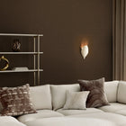 145634 Linen Look Chocolate Wallpaper by Next
