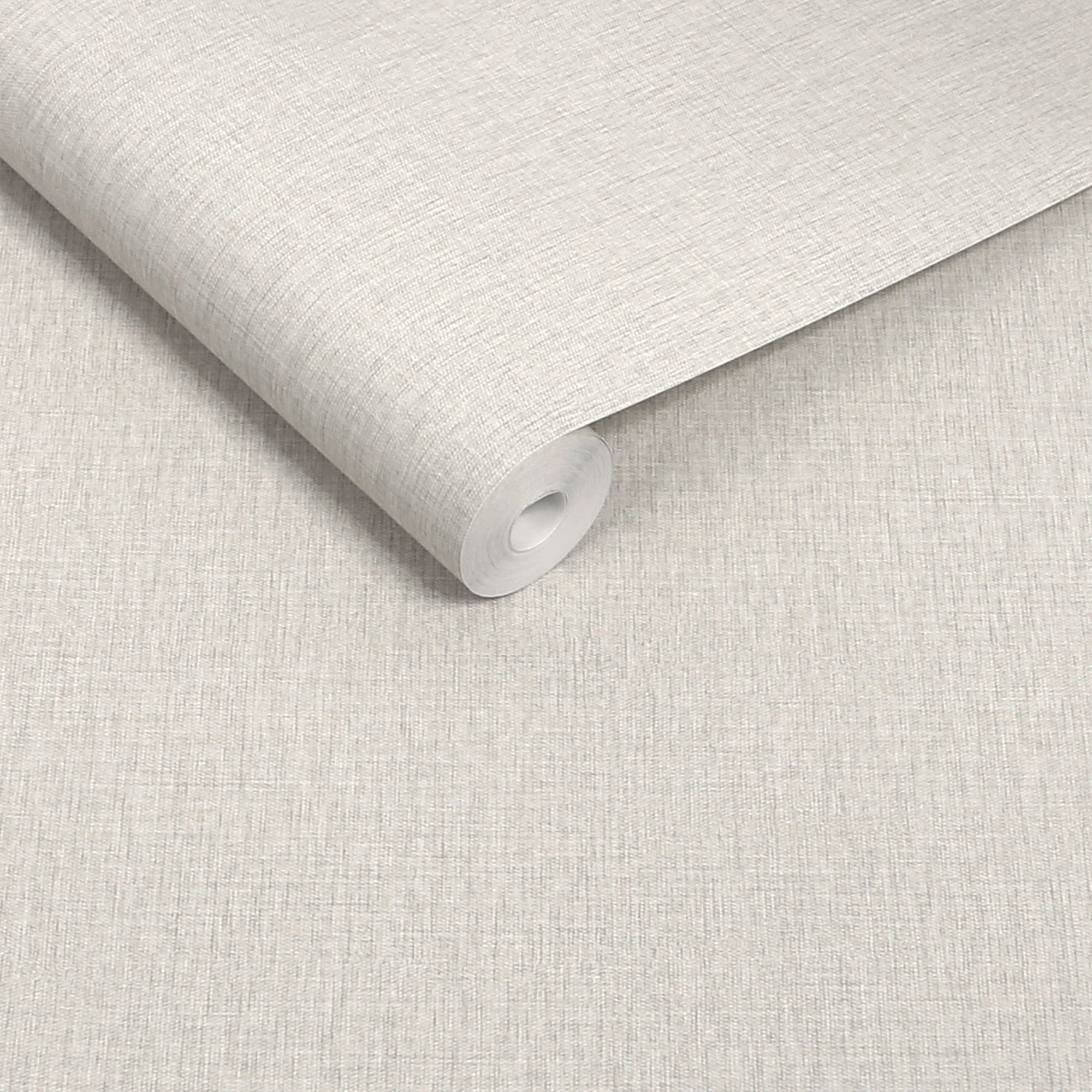 145635 Linen Look Light Natural Wallpaper by Next