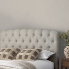 145635 Linen Look Light Natural Wallpaper by Next