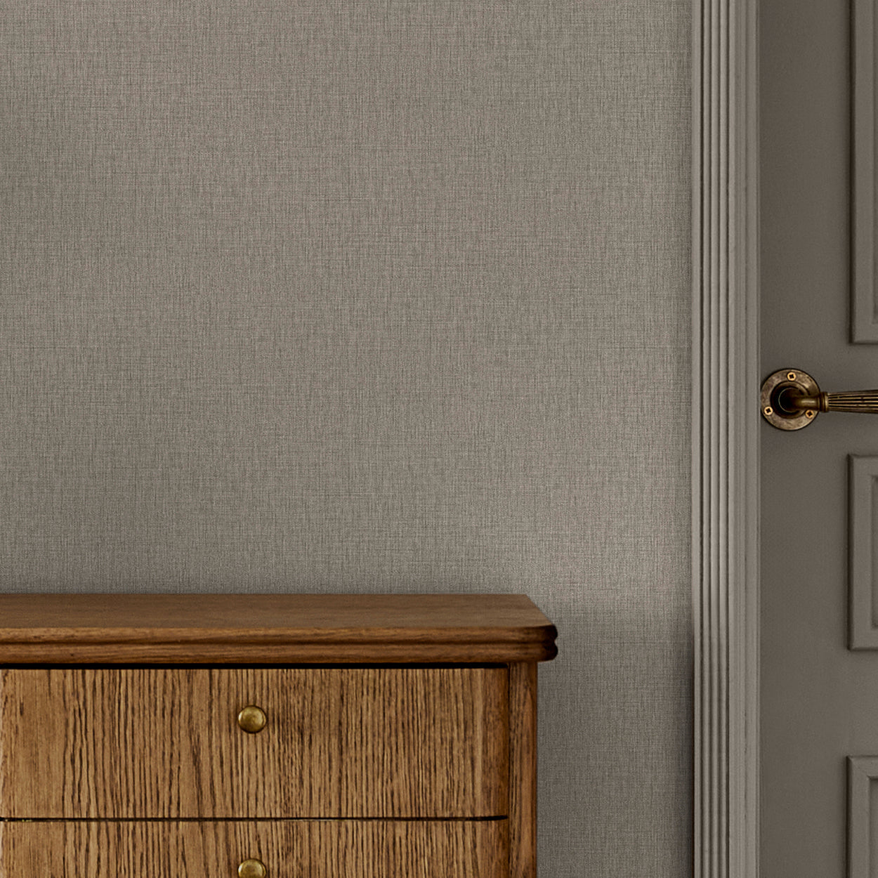 145636 Linen Look Natural Wallpaper by Next