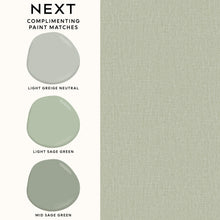 145638 Linen Look Sage Wallpaper by Next