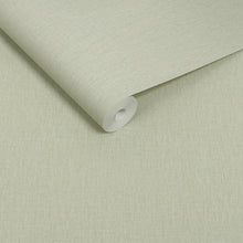 145638 Linen Look Sage Wallpaper by Next