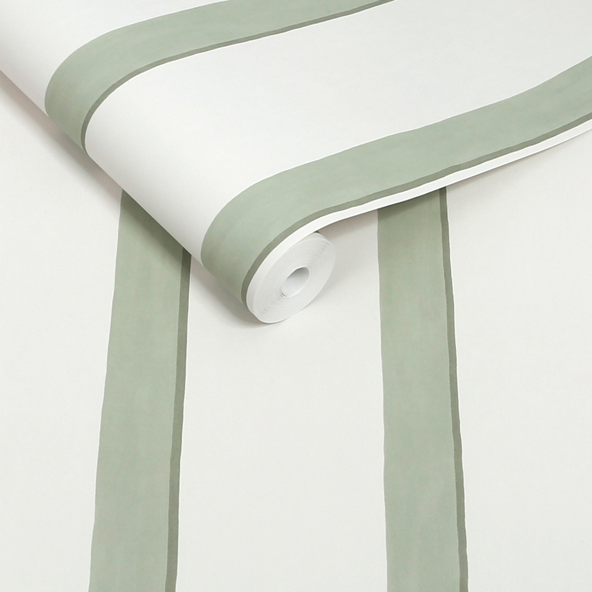 145639 Painted Stripe Green Wallpaper by Next