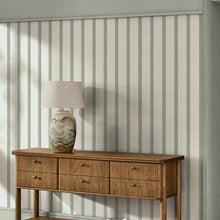 145639 Painted Stripe Green Wallpaper by Next
