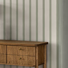 145639 Painted Stripe Green Wallpaper by Next