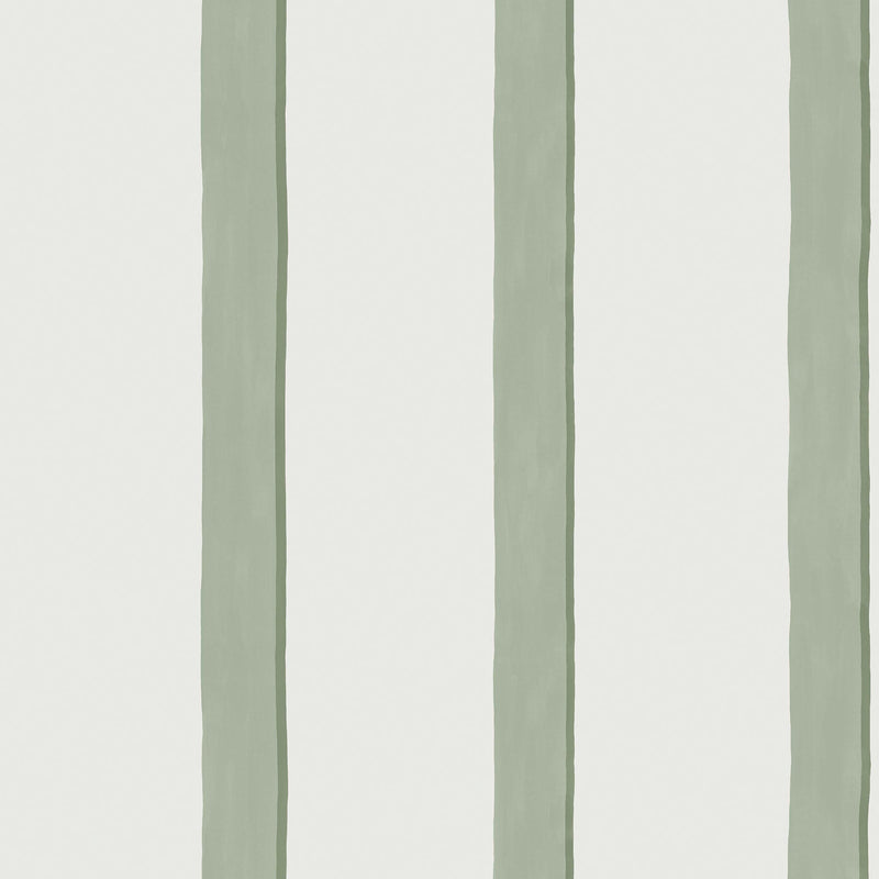 145639 Painted Stripe Green Wallpaper by Next