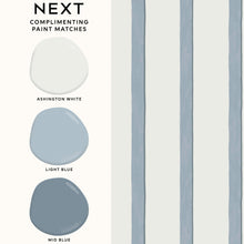 145640 Painted Stripe Blue Wallpaper by Next