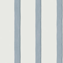 145640 Painted Stripe Blue Wallpaper by Next