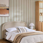 145641 Painted Stripe Natural Wallpaper by Next