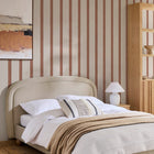 145642 Painted Stripe Rust Wallpaper by Next