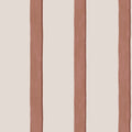 Painted Stripe Rust Wallpaper by Next