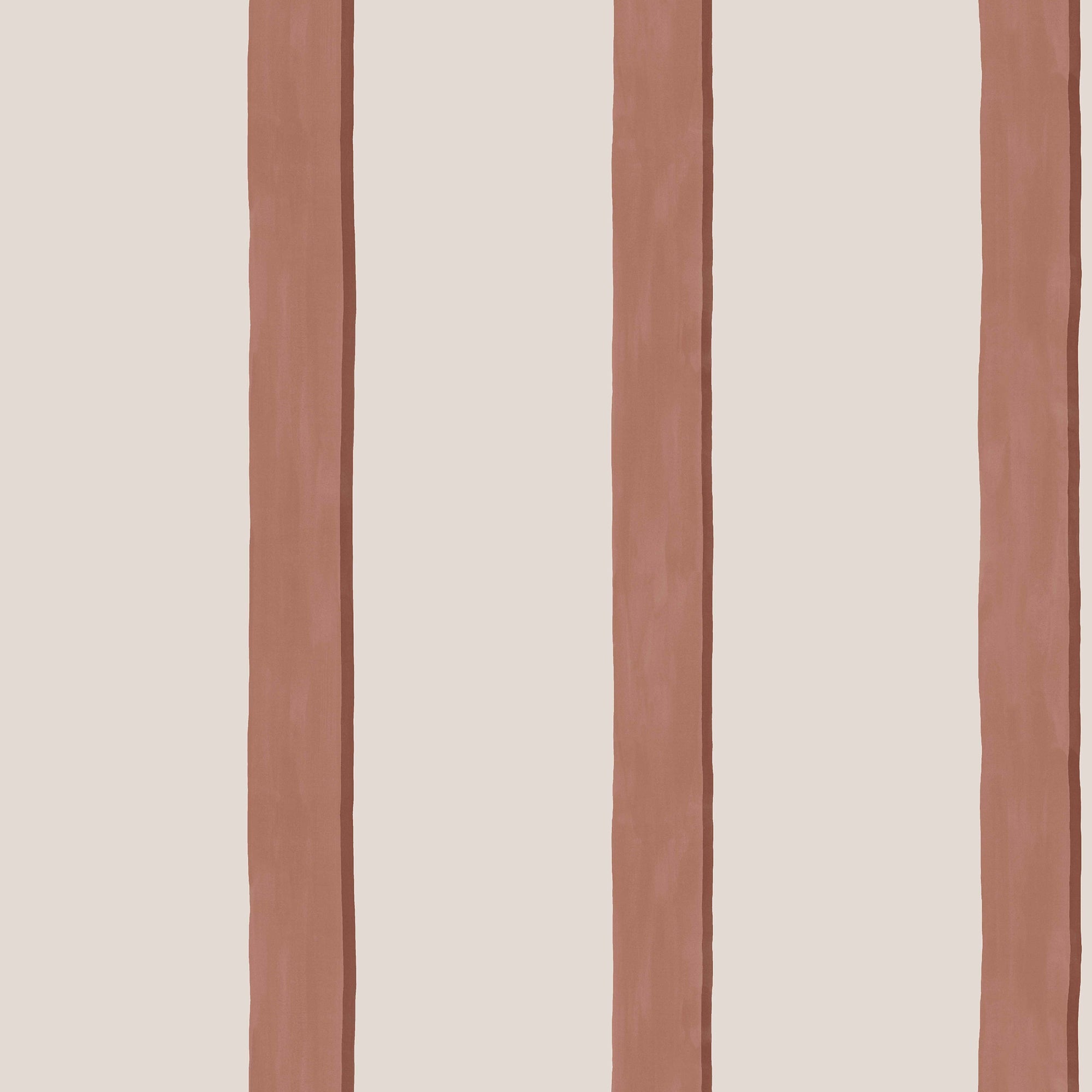 145642 Painted Stripe Rust Wallpaper by Next