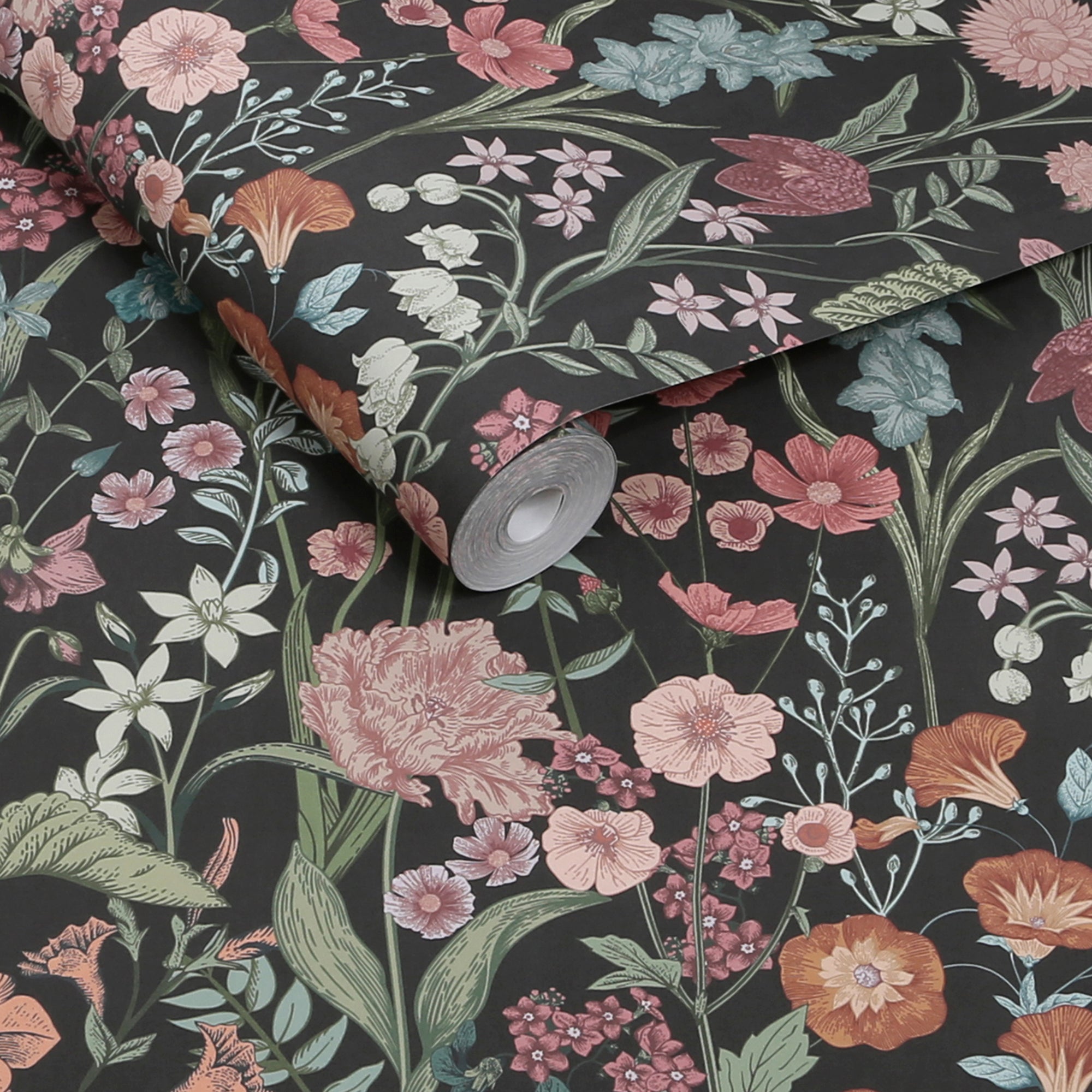 145643 Botanical Floral Night Wallpaper by Next