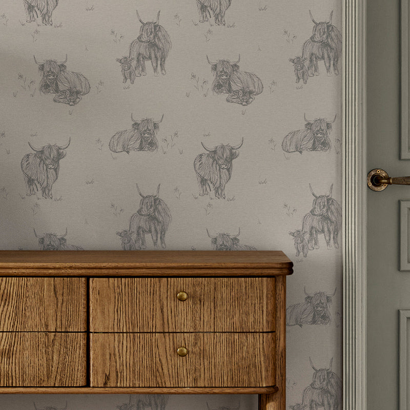 145645 Hamish Natural Wallpaper by Next