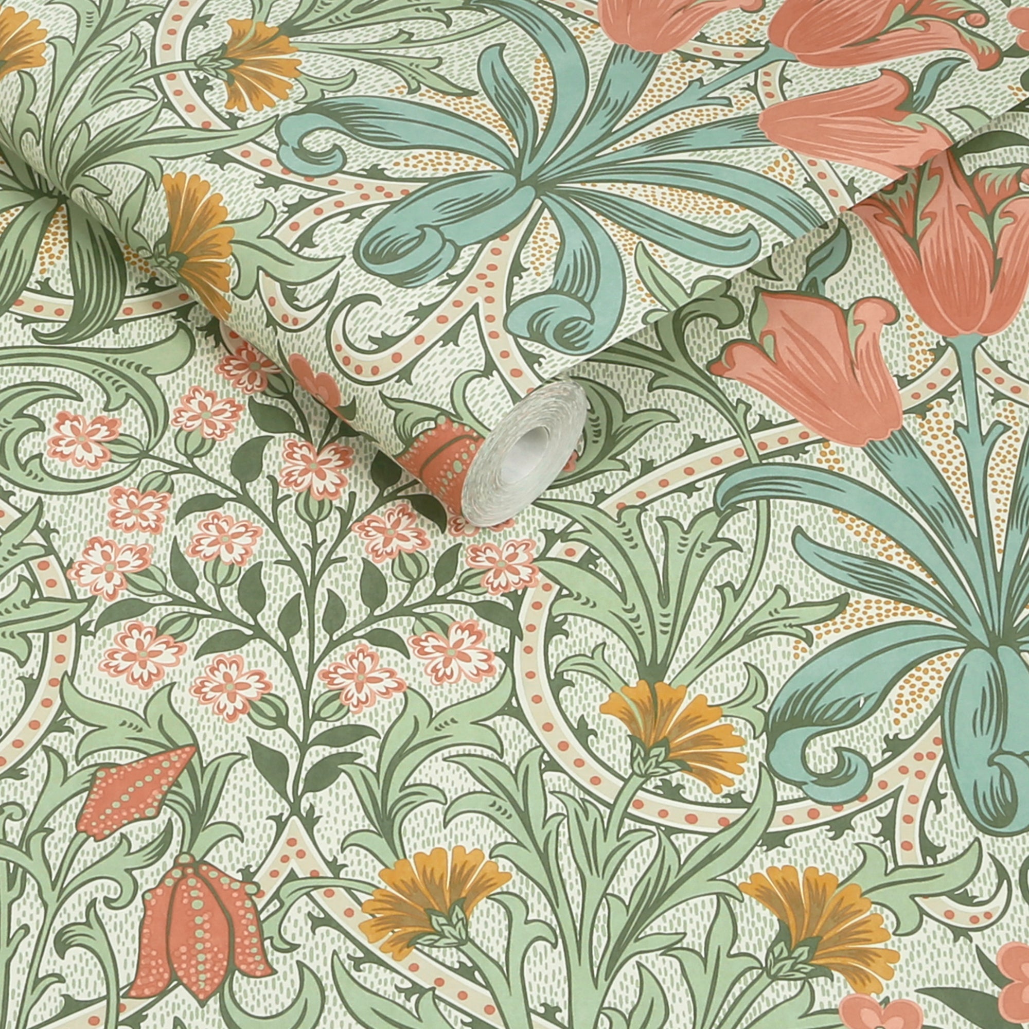 145675 Woodland Weeds Spring Garden Wallpaper by William Morris at Hom