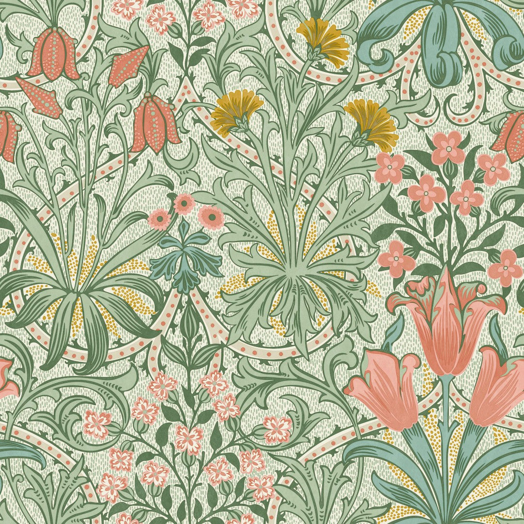 145675 Woodland Weeds Spring Garden Wallpaper by William Morris at Hom