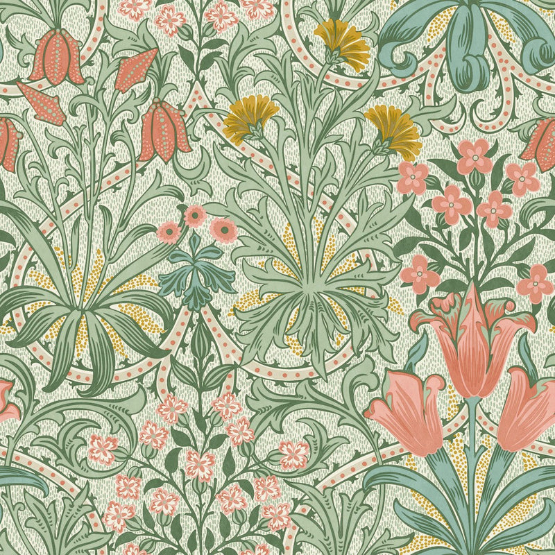 145675 Woodland Weeds Spring Garden Wallpaper by William Morris at Hom