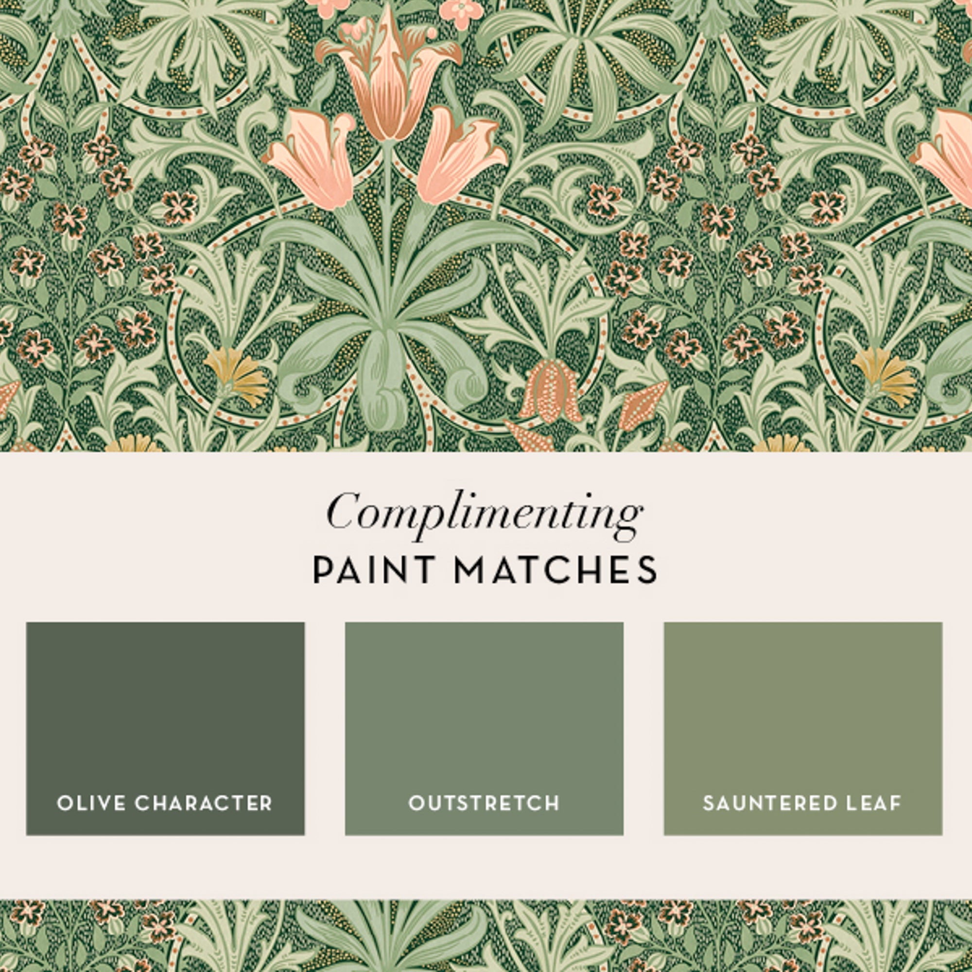 145677 Woodland Weeds Forest Wallpaper by William Morris at Home