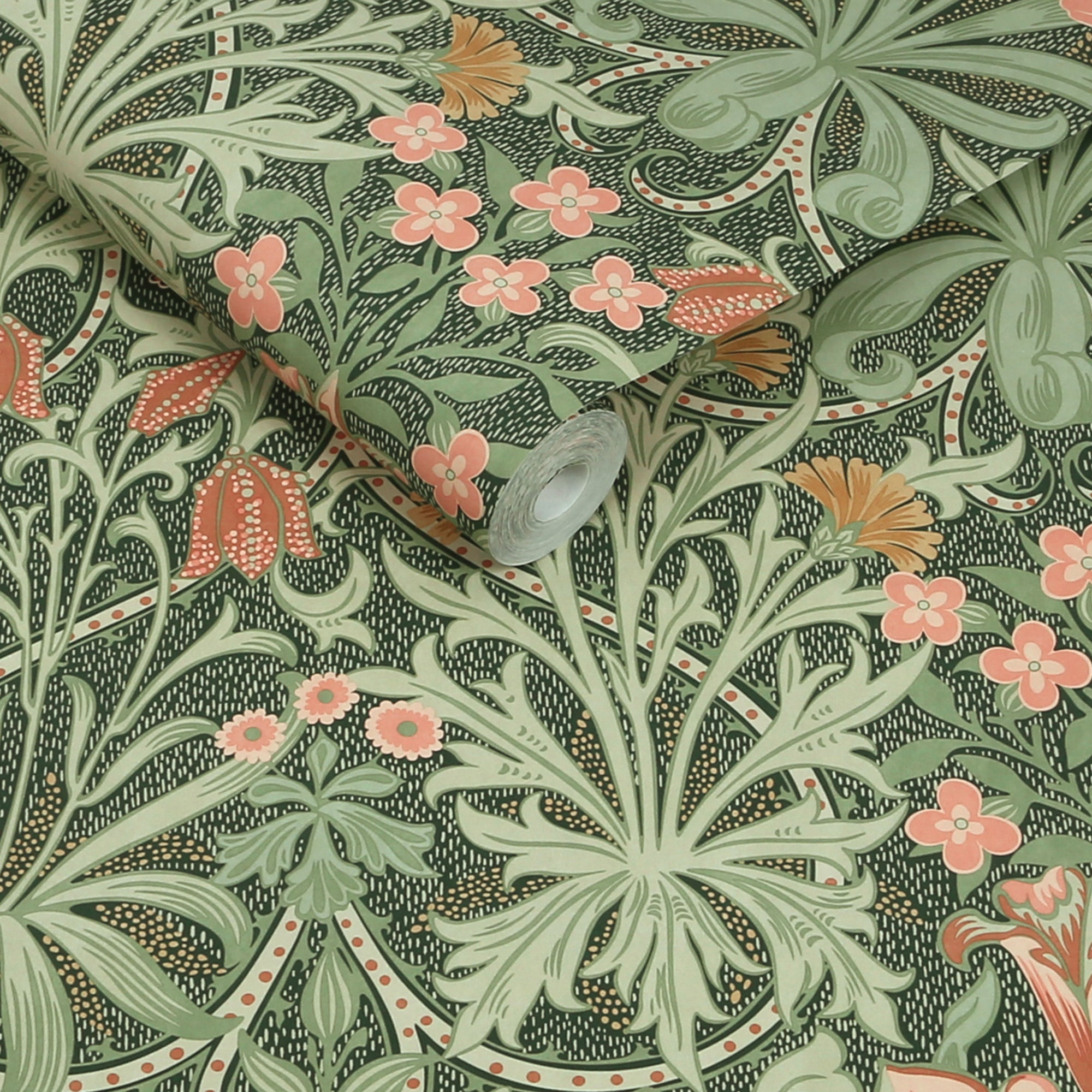 145677 Woodland Weeds Forest Wallpaper by William Morris at Home