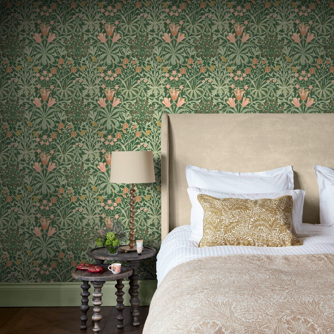 145677 Woodland Weeds Forest Wallpaper by William Morris at Home